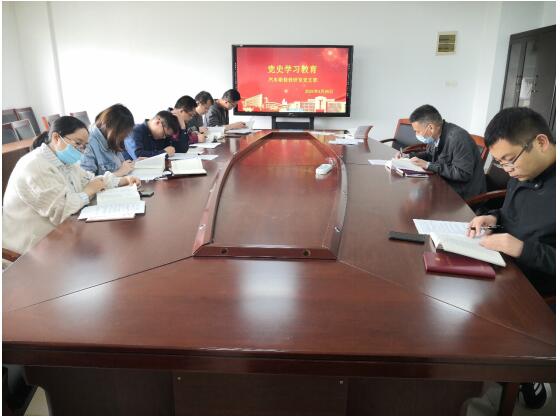 汽车维修教研室党支部组织党史学习测试