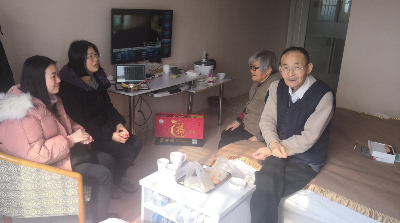 心系老教师，情暖中国年 ---信息管理学院春节探望退休老教师