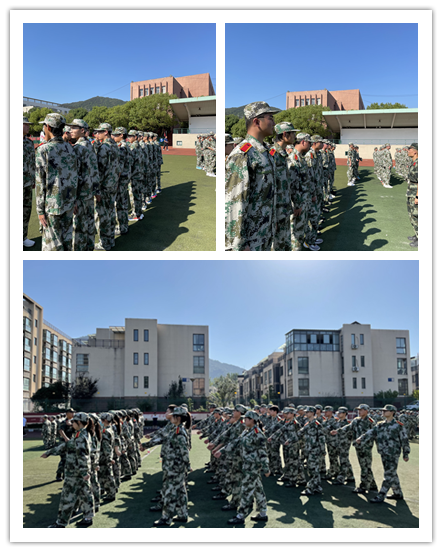 信息管理学院2021级新生军训进行时